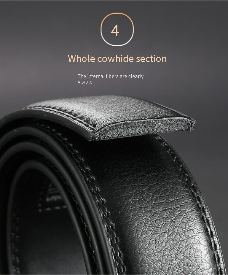 Men's Belts Buckleless Belt Leather Automatic Buckle Belt Belt Headless Buckle Without Head Business Men Not Men 14 Pattern_voghion.com
