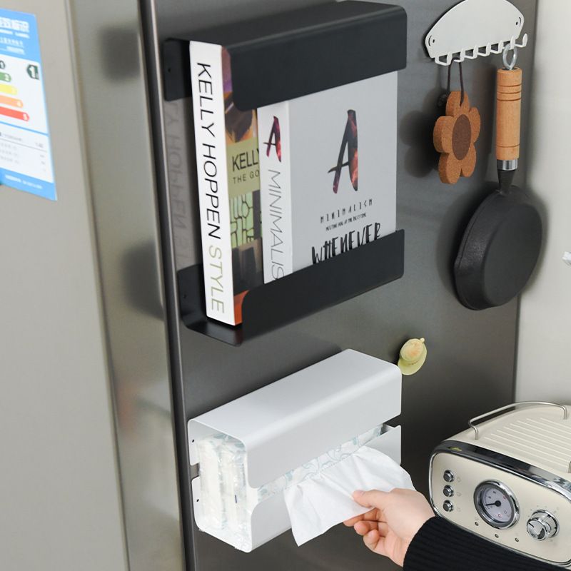 Familien-Organizer, verstellbarer magnetischer Tissue-Halter, Wandmontage, Papierspender, universell passend für Kühlschrank, Schreibtisch mit_voghion.com