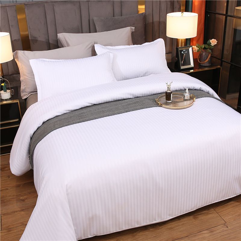 Jacquard-Satin-Bettbezug-Set, luxuriöse 3-teilige Bettwäsche, Kissenbezüge inklusive, knitterfrei, weich_voghion.com