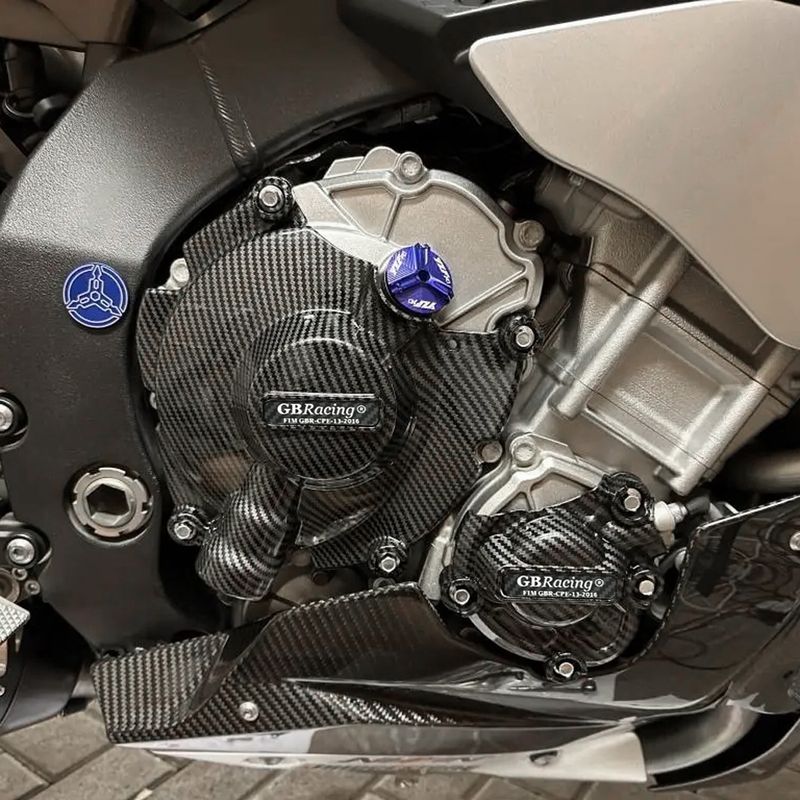 Motorcycle Engine Alternator Clutch Protection Cover Accessories For Yamaha R1 R1M 2015 2016 2017 2018 2019 2020 2021 2022 2023_voghion.com