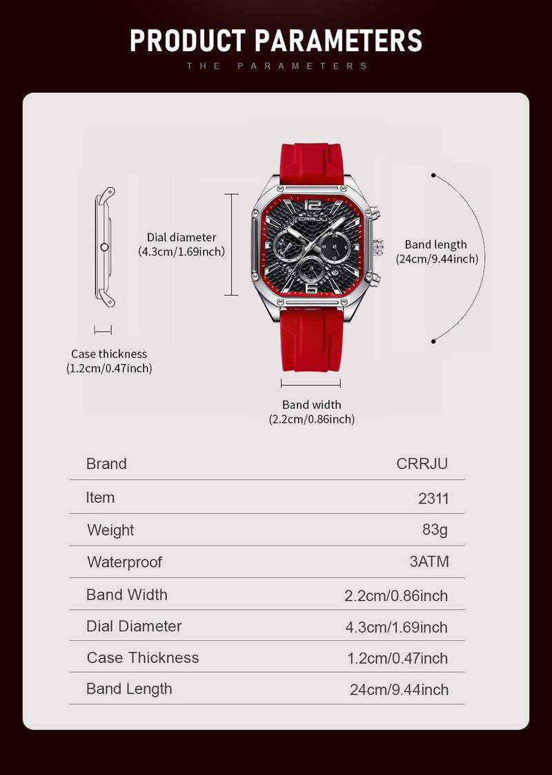 Square Leather Strap Watch With Waterproof Calendar Function For Couples, Casual Style, Quartz Movement Square Watch_voghion.com