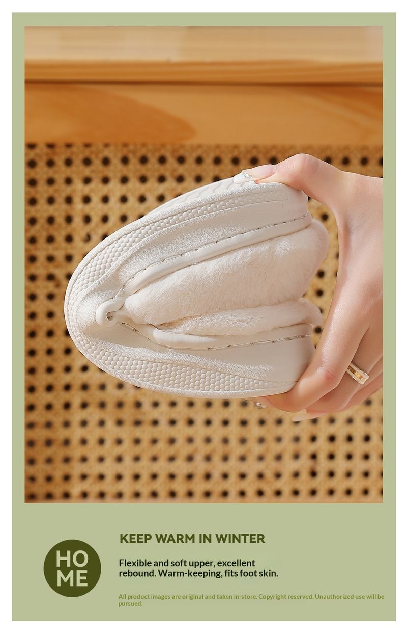 Pantofole da uomo in cotone caldo e soffice, stile cartoon, per la casa, invernali, da donna_voghion.com