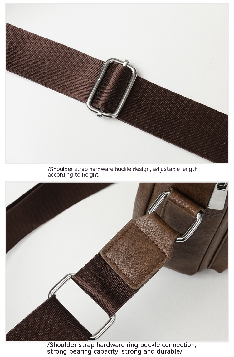 Crossbodytas voor herenschoudertas Retro verticaal draagbaar Zakelijk Herentas Informeel Dagelijks woon-werkverkeer Herentas Schoudertas_voghion.com