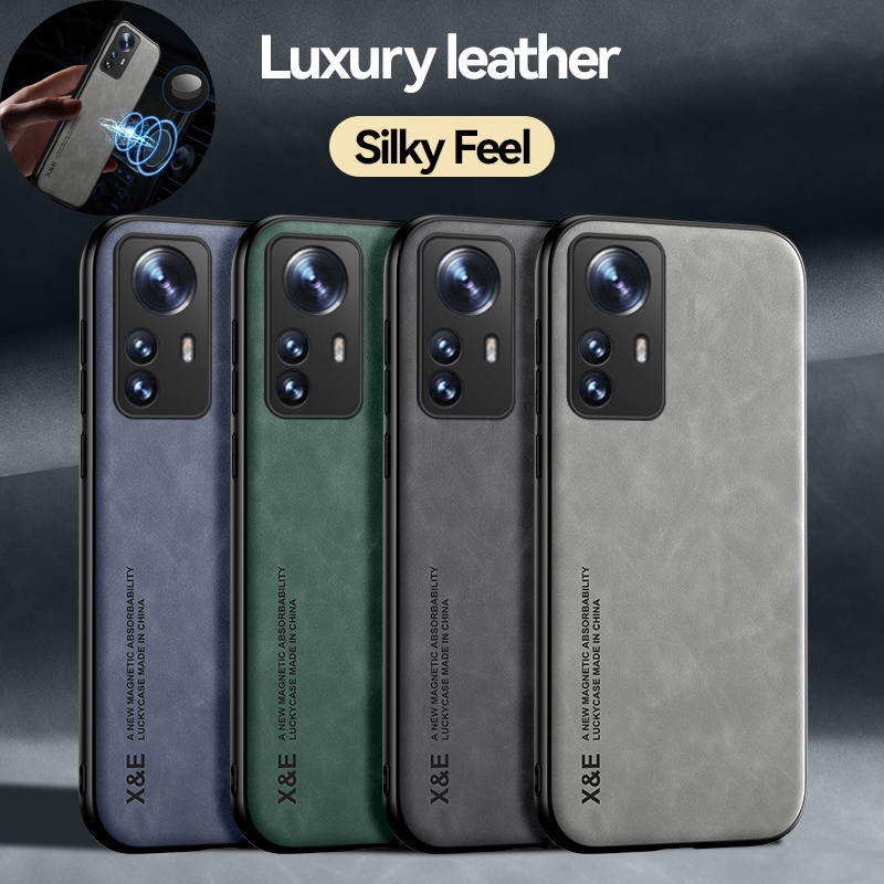 Custodia in pelle retrò di lusso per Xiaomi Mi 12 Pro 11 Lite 11T 10T 10 Mix4 Poco X4 M4 Pro X3 F4 GT con cornice in silicone morbido_voghion.com