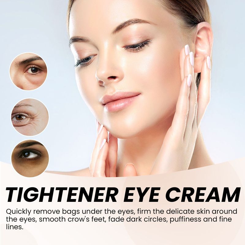Crema reafirmante instantánea EELHOE con ojeras y bolsas de ojos Hidrata y reafirma la piel alrededor de los ojos_voghion.com