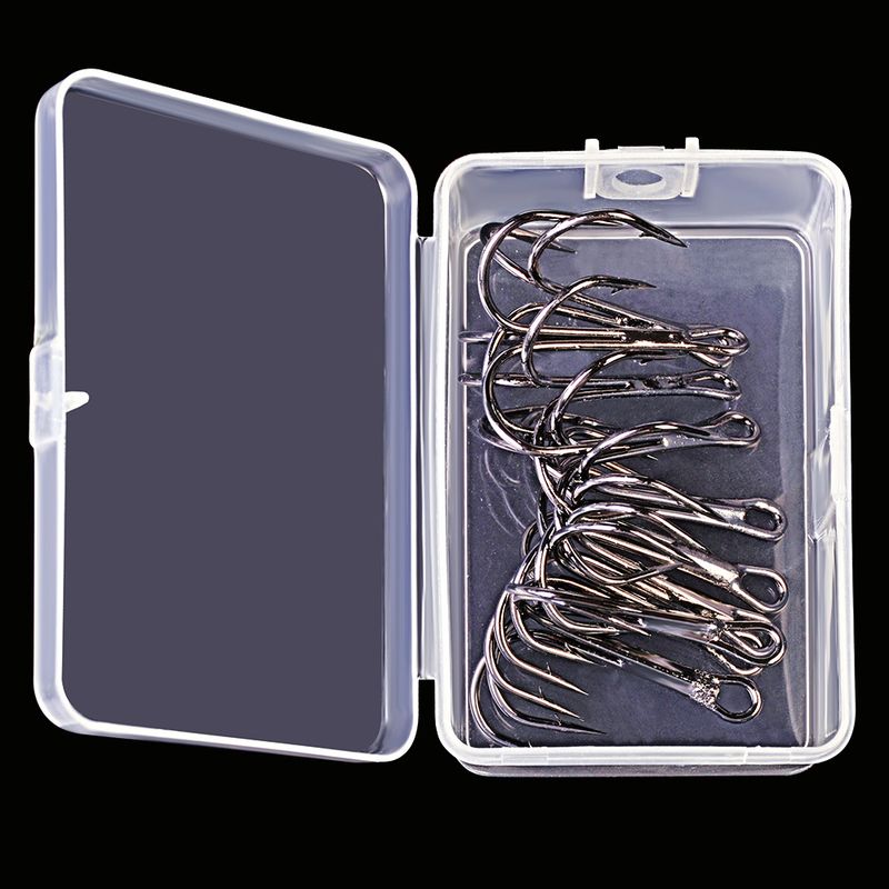 New Wide Belly Crank With Barbed Soft Worm Lure Single Hook 3 Specifications Mixed 10 Pieces Boxed_voghion.com