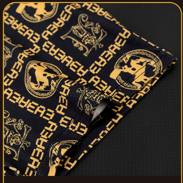 Temperamento aristocratico stile caldo nero e oro intimo maschile nobile intimo maschile boxer shorts e-commerce fabbrica vendita diretta all'ingrosso_voghion.com