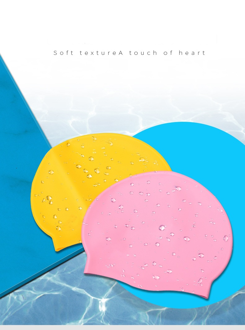 Bonnets de bain en silicone pour hommes et femmes, équipement de natation, protection auditive étanche, bonnet de bain à remous, articles de sport_voghion.com