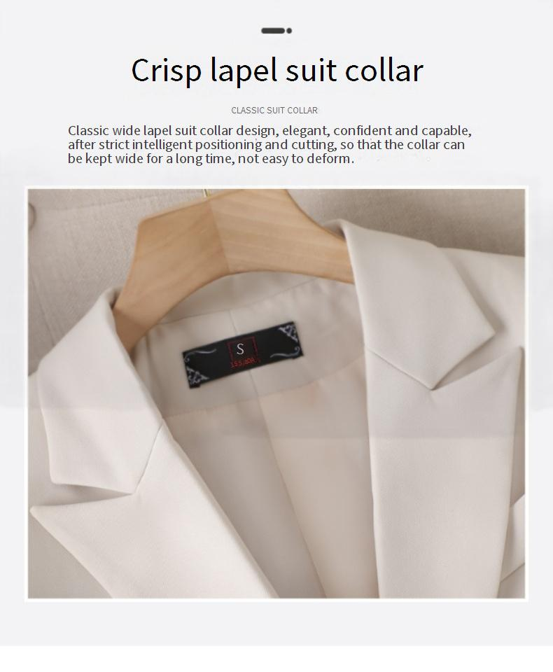 Giacca da abito da donna, piccola, temperamento, professionale, casual, con vita alta_voghion.com