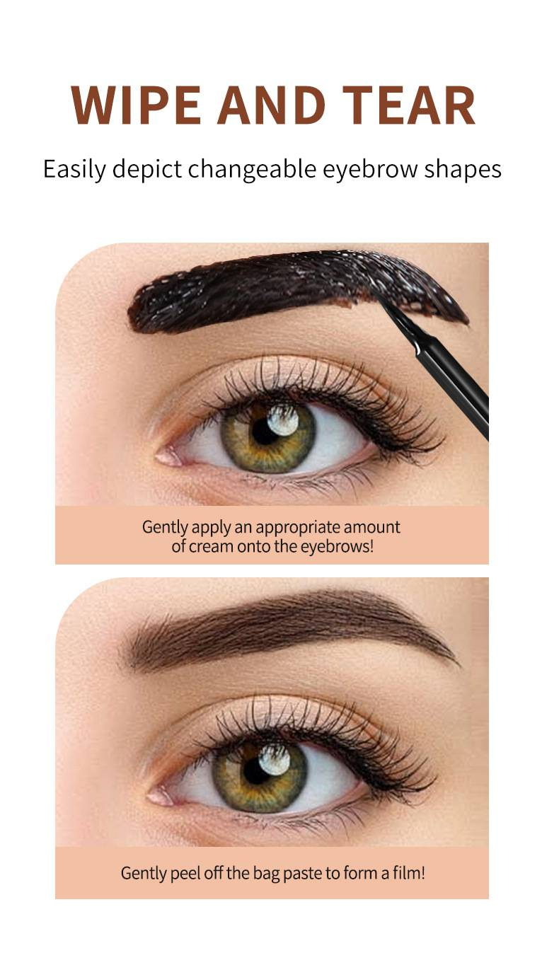 ICVC Eyebrow Tint, 2 Shades, Dense, Waterproof, Long - Lasting Color - Setting & Shape - Fixing_voghion.com