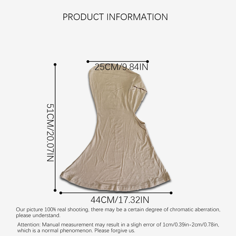 Muslimische Hijab-Mütze aus Modal-Baumwolle, Turban-Mütze, Kreuzkragen-Pullover-Mütze_voghion.com