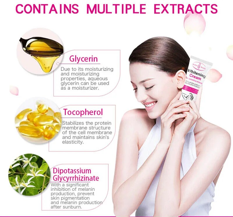 3Days Armpit Whitening Cream Skin Lightening Bleaching Cream For Underarm Dark Skin Legs Knees Whitening Intimate Body Lotion_voghion.com