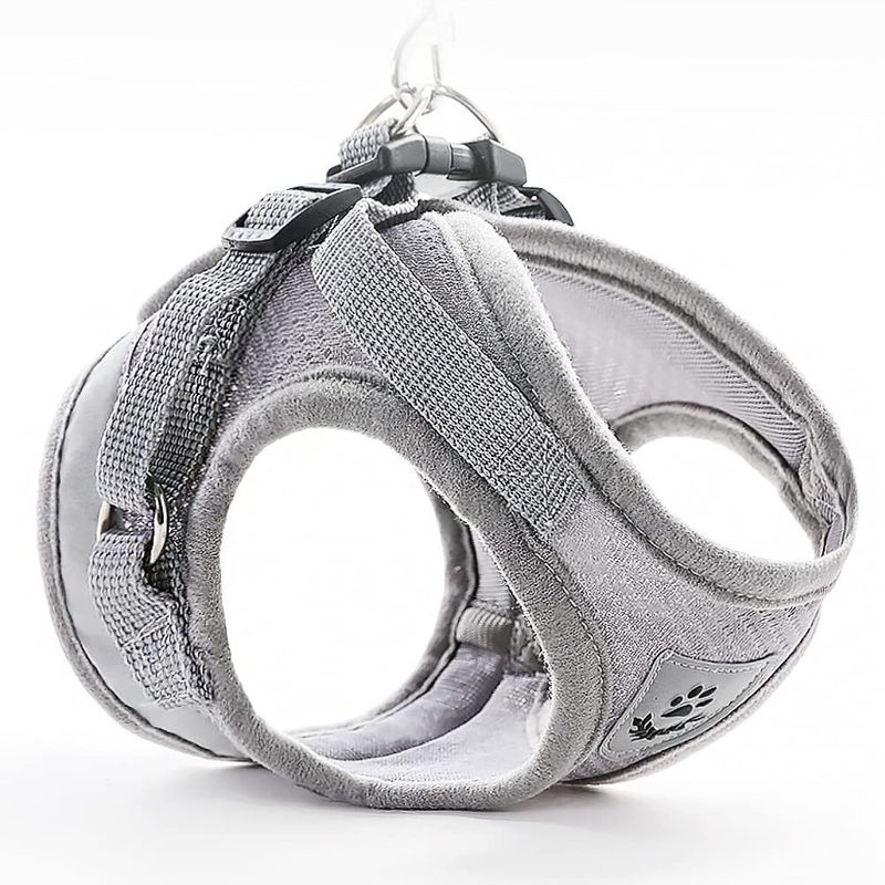 New Harness Vest Style Leash Reflective Breathable Mesh Dog Collar Pet Supplies_voghion.com