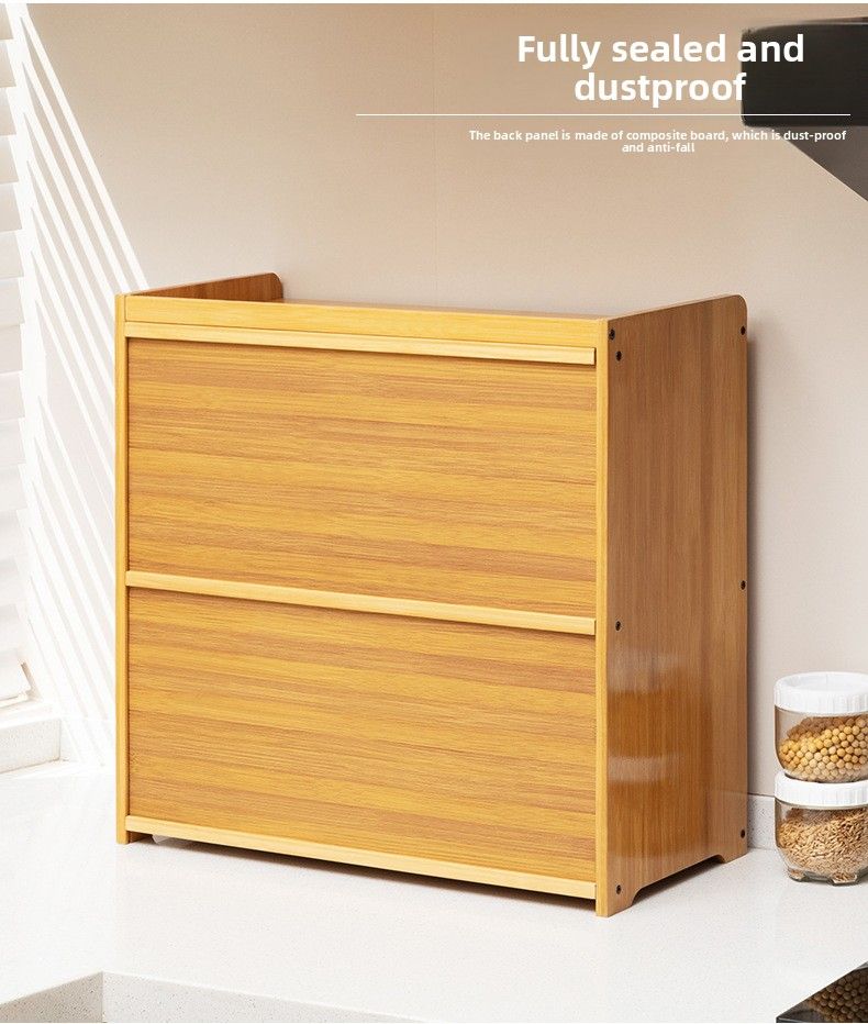 Kitchen Countertop Spice Rack Storage Organizer Shelf Multi-Functional Cabinet Artifact_voghion.com