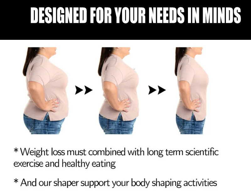 Midja Magformare Damkorsett Bodyshaper Högkompressionsplagg Magkontroll Dubbel bodysuit Midjeträning Öppen_voghion.com