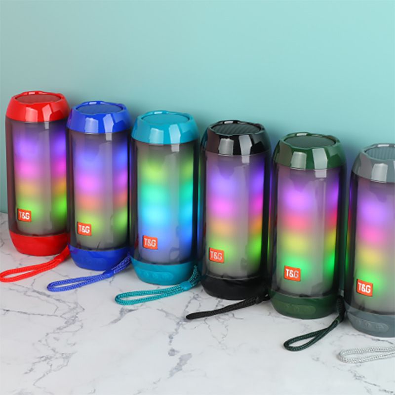 TG-643 Bluetooth-kaiutin Värikäs Viileä RGB Dynaaminen Hengitysvalo 3D Stereo Langaton Kannettava Suuri Kapasiteetti Ääni_voghion.com