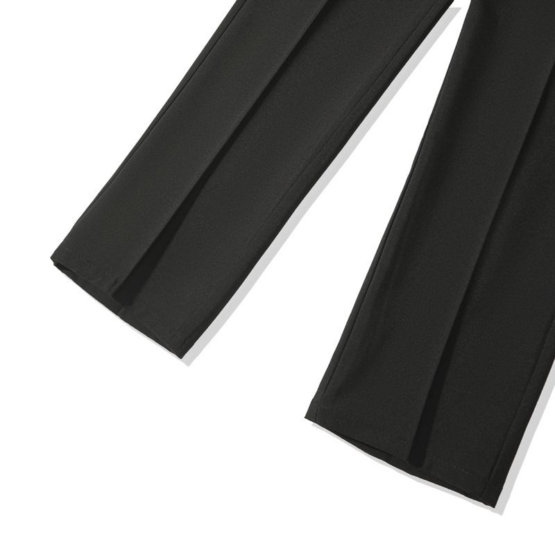 Men's Clothing Black Suit Trousers Men's Business Formal Straight Men's Trousers Drape Free Ironing Casual Suit Trousers Men_voghion.com