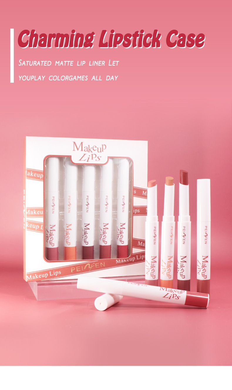Lipstick Set Waterproof And Easy To Color Non Stick Lipsticks_voghion.com