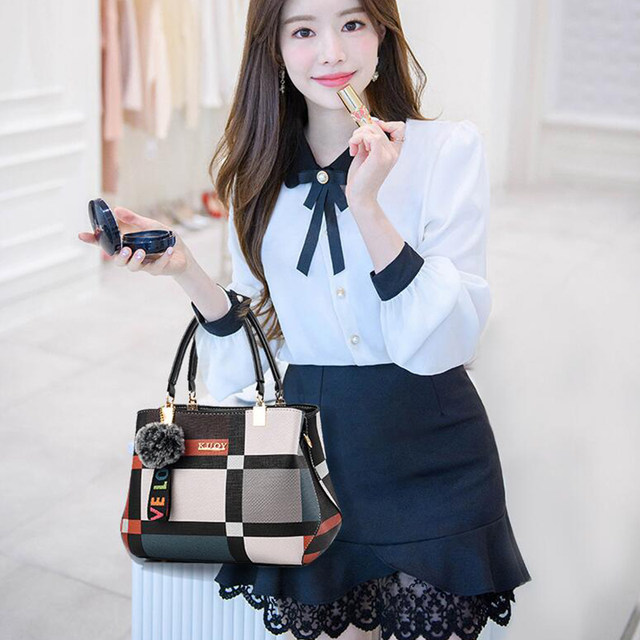 Borsa a tracolla casual in pelle PU per donna, borsa a mano di lusso firmata da donna, borsa a tracolla da viaggio di grande capacità_voghion.com