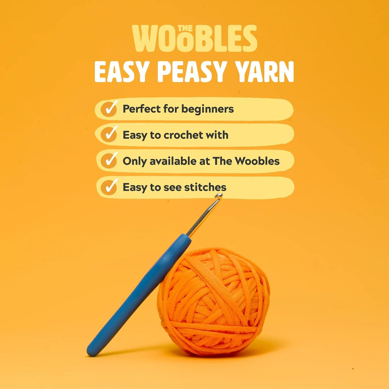 Woobles hæklesæt til begyndere med Easy Peasy garn som set på Shark Tank - til trinvise videovejledninger JoJo Bunny_voghion.com