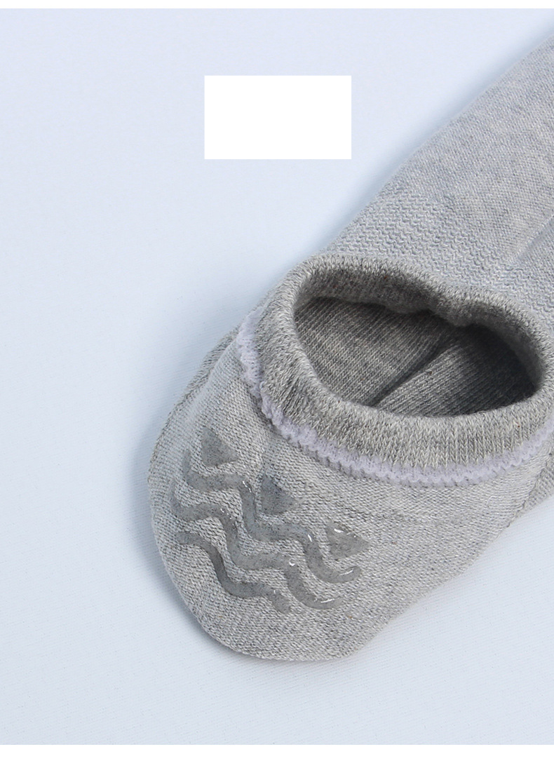 Men's clothing cotton men's solid color boat socks fashionable simple mesh breathable sports leisure commuting invisible socks_voghion.com