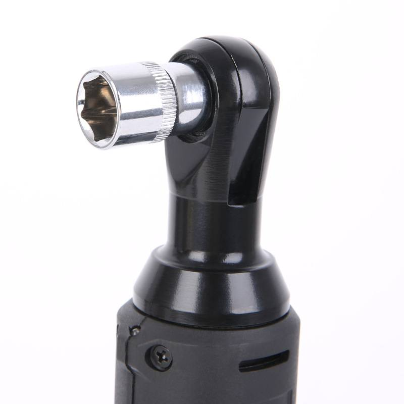 16.8V Cordless Electric Ratchet Wrench With 90° Angle & High Torque, Lithium-Ion Battery Powered For Automotive Repair & Industrial Assembly_voghion.com