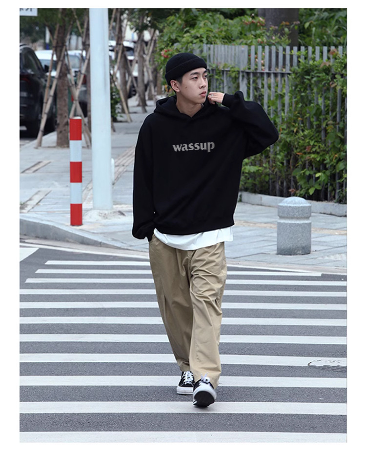 Abbigliamento da uomo Felpa con cappuccio Hipster da uomo e da donna più felpa con cappuccio in pile di cotone spesso_voghion.com