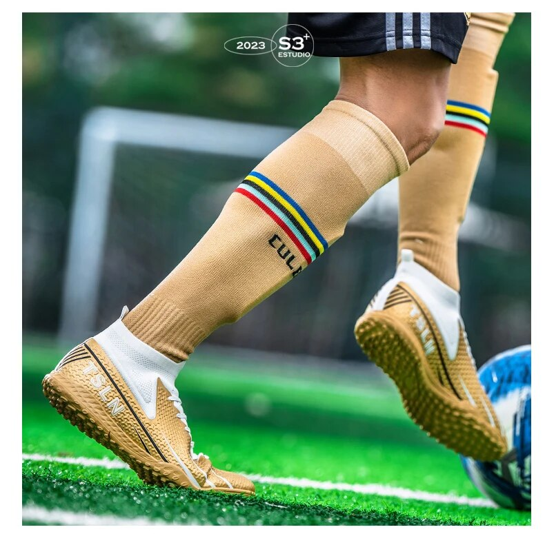 Vīriešu biedrības futbola laukuma zābaki Profesionāli pieaugušo bērnu futbola apavi Augstas kvalitātes zāles treniņu spēles apavi Futsal_voghion.com