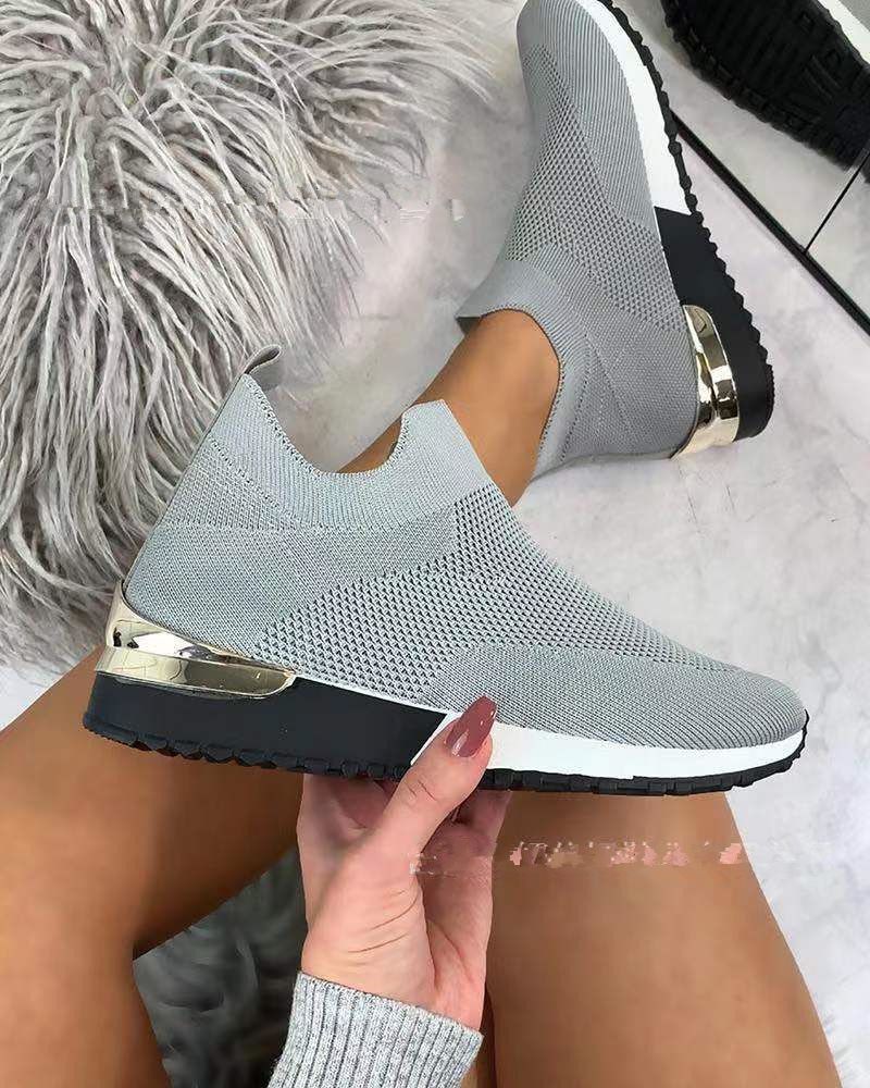 2025 Neue Socken und elastisches Tuch, große Schuhe, Damenschuhe_voghion.com