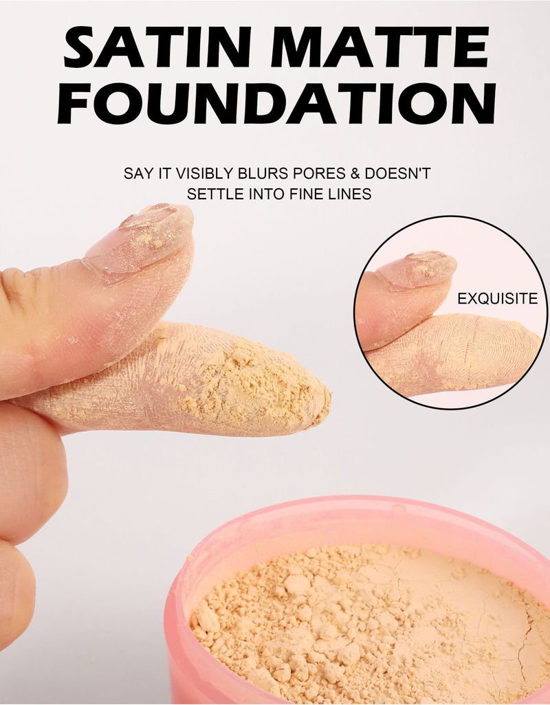 cipria in polvere libera, controllo dell'olio, trucco duraturo, polvere per il trucco, correttore opaco_voghion.com