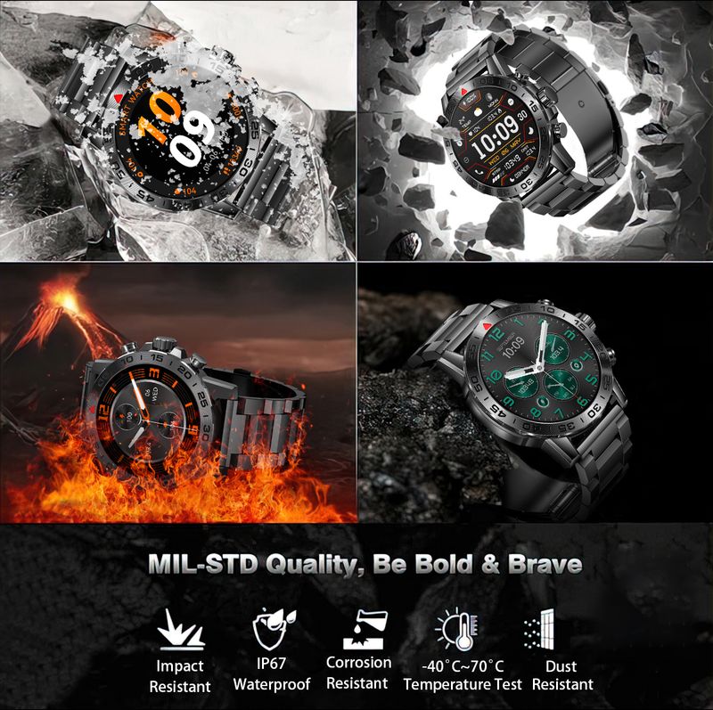 2025 Novo Original Bluetooth Chamada Relógios Inteligentes Esportes Fiess Homem Relógio Frequência Cardíaca Oxigênio No Sangue À Prova D'Água Smartwatches_voghion.com