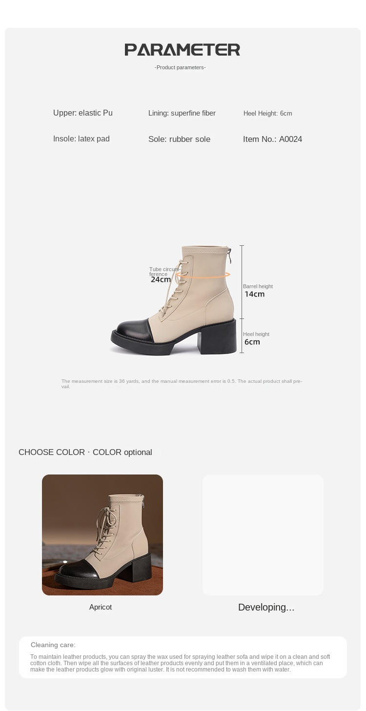 Autumn/Winter platform skinny boots Mid-leg British style ankle boots chunky heel boots Women's ankle boots Martin Boots 2023_voghion.com