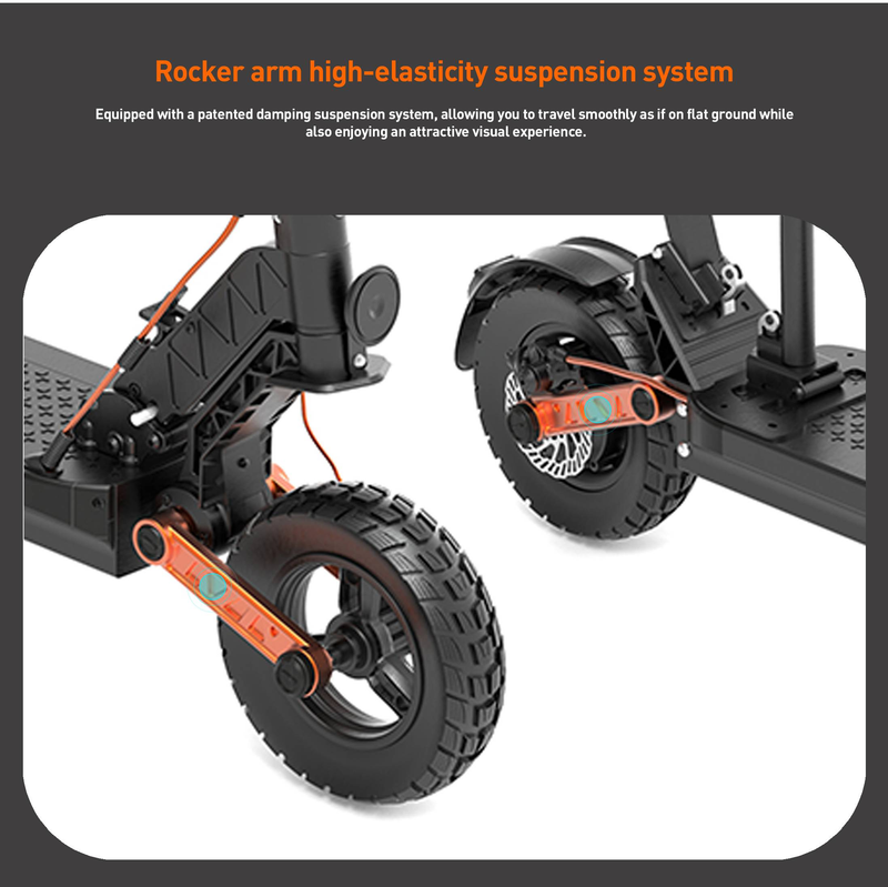 JOYOR S8E 800W 48V 26AH (1248Wh) 80KM 45km/h, 10" E-Scooter mit Sitz & NFC & Multilichter & Rückspiegel_voghion.com