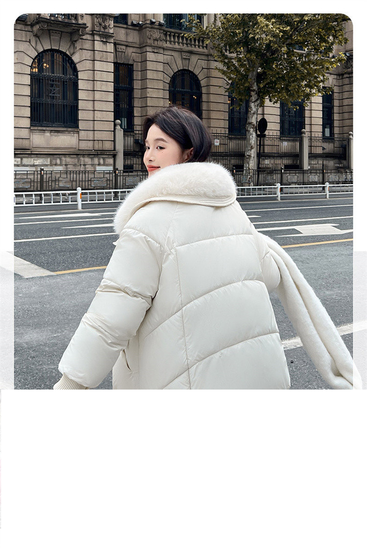 Damen Kurze Pufferjacke Winter Modischer Steppmantel Mit Kunstpelzkragen Für Kleine Größen_voghion.com