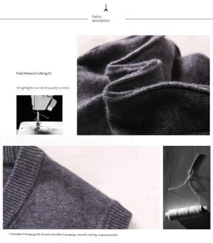 Gilet en tricot pour homme – Pull sans manches à col en V et coupe ajustée, idéal pour un usage décontracté, tendance, plusieurs couleurs et tailles._voghion.com