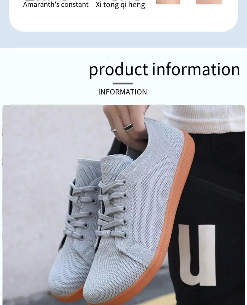 Scarpe da ginnastica da uomo a piedi nudi, con suola a caduta zero, vestibilità ampia e minimalista, relax ottimale 240627_voghion.com