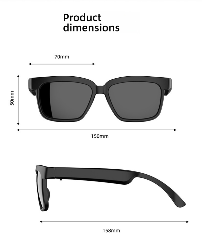 Interchangeable Lens Smart Bluetooth Sunglasses With Anti-Blue Light & Polarized Options – Wireless Music, Calls & Sports Compatible_voghion.com