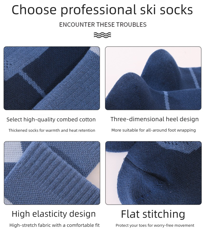 Professionele lange sportschoenen voor heren, warme hoge winterkousen voor dames, verdikte skisokken met handdoekbodem voor buiten_voghion.com