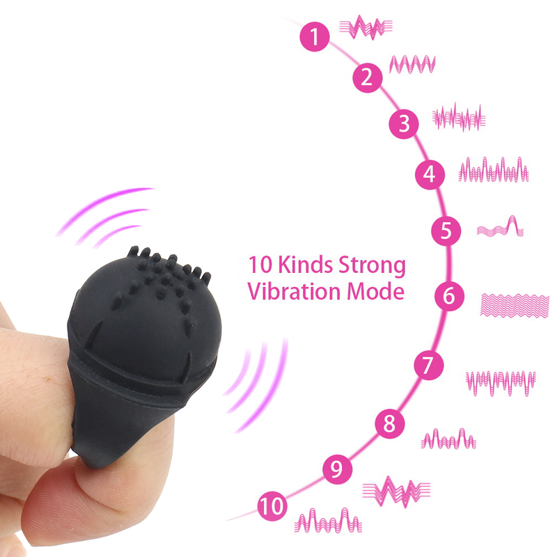 Spikes Strapon Fingers Vibratore per le donne Capezzolo Clitoride Stimolatore anale Masturbatore femminile Giocattoli del sesso Colpo di stato_voghion.com