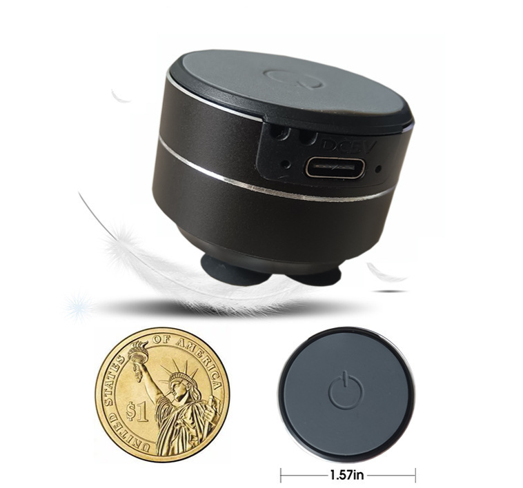 Black Technology Aluminum Alloy Bluetooth 2024 New Bone Conduction Vibration Speaker_voghion.com