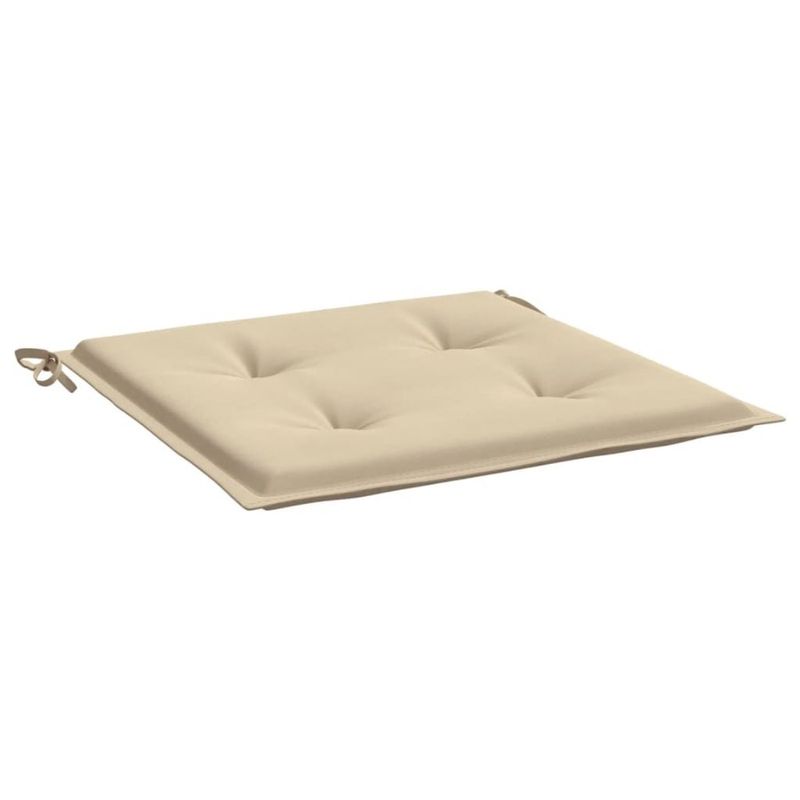 Cuscini per sedia da giardino Oxford Beige 19,7x19,7x1,2 pezzi Tessuto 4_voghion.com