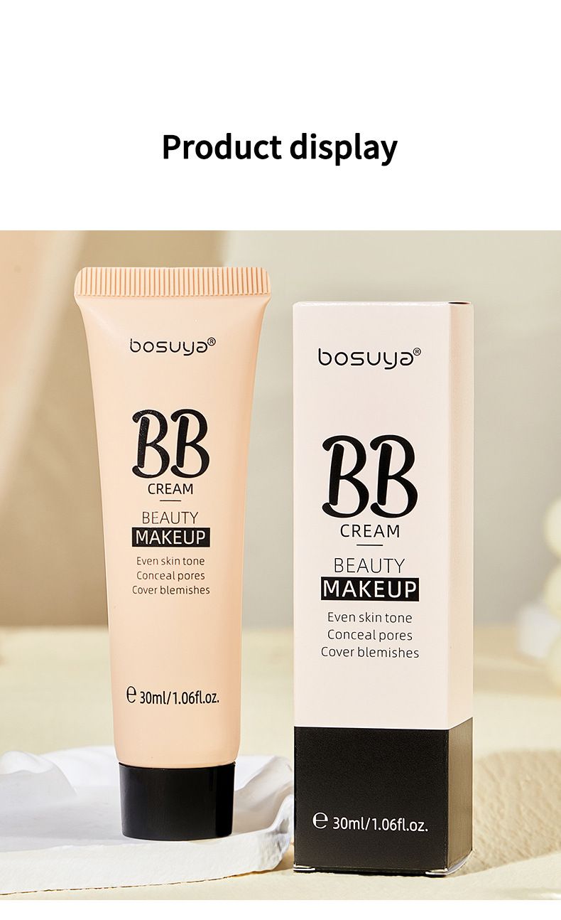 BOSUYA kusursuz BB krem şeffaf kapatıcı cilt tonunu aydınlatır onarıcı fondöten cc krem_voghion.com