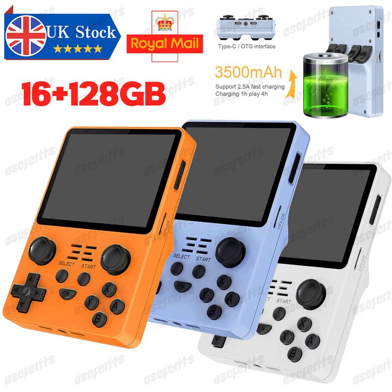 Portable Powkiddy RGB20S Handheld Retro Game Console 3.5in Game Player 16+128GB_voghion.com