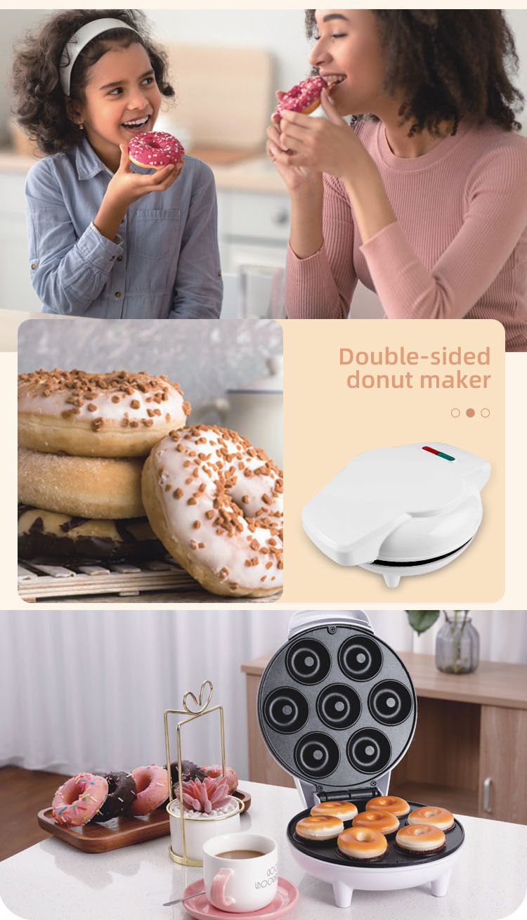 US Standard Donut Maker - Electric Pancake & Children's Cake Baking Machine 110V 800W_voghion.com