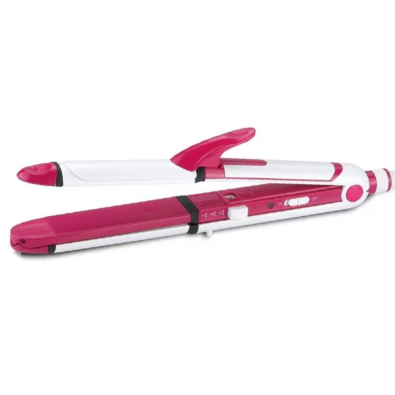 3-in-1 professionele haarstyler - krultang, krultang en stijltang voor volumineuze golven (keramische platen, snelle warmte, salonresultaten)_voghion.com