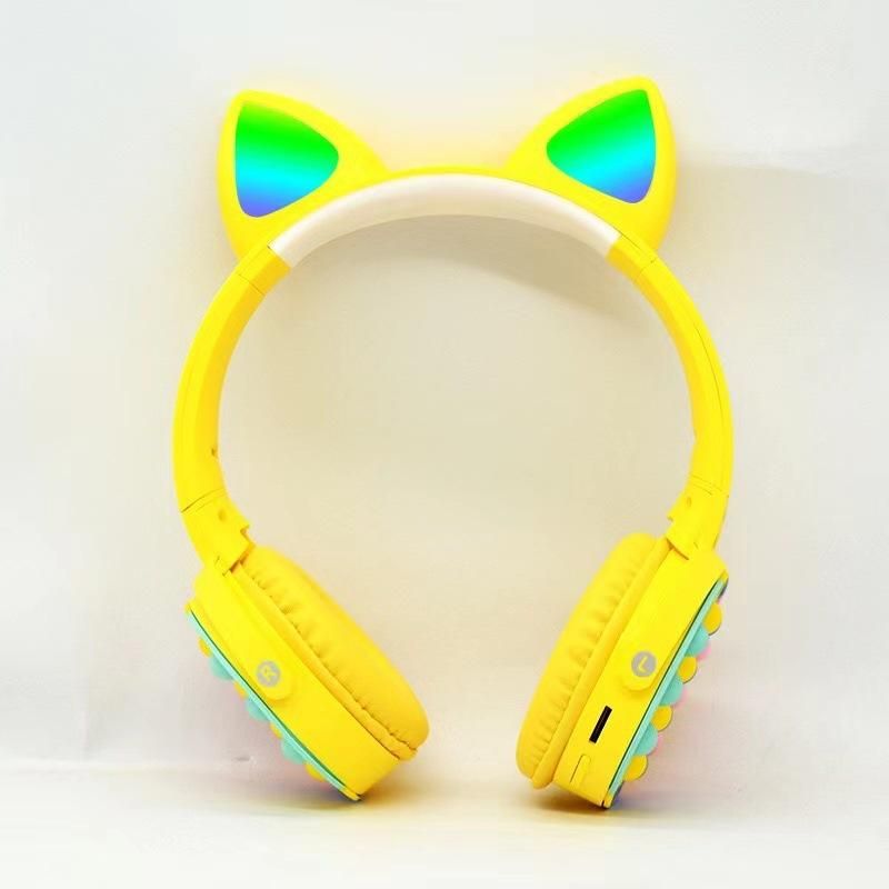 Casque Bluetooth supra-auriculaire à décompression CXT-950, pliable, universel, avec carte enfichable_voghion.com