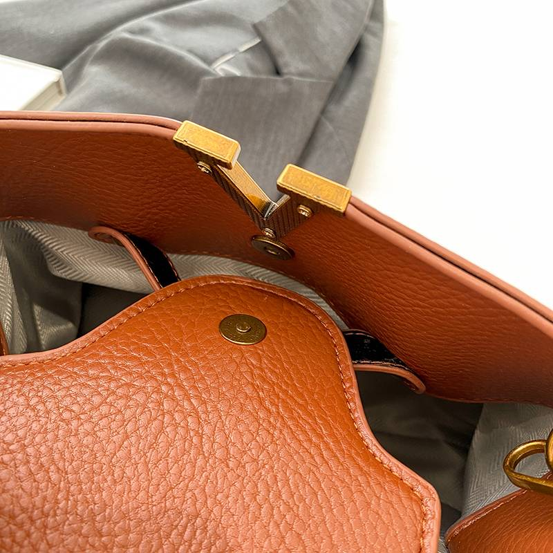 Borsa a mano alla moda da donna, monospalla, a tracolla, per lavoro, con sciarpa_voghion.com