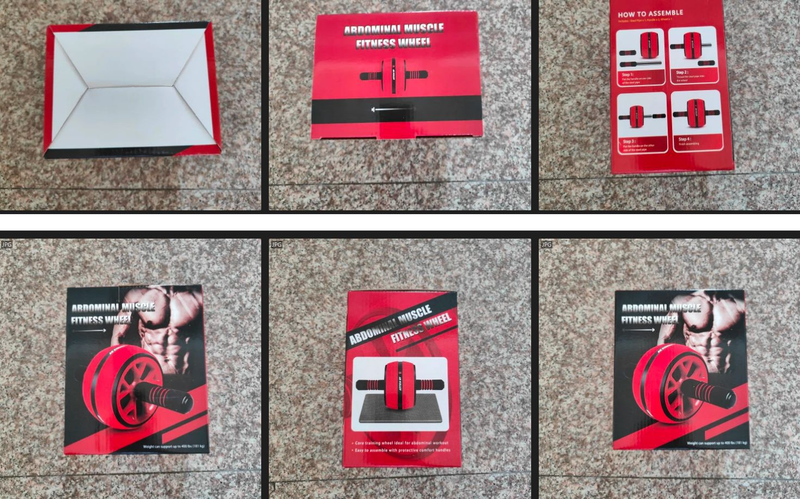 Men And Women Use Abdominal Wheel Pushing Fitness Equipment To Do Abdominal Muscle Roller Exercises To Reduce Belly Fat_voghion.com