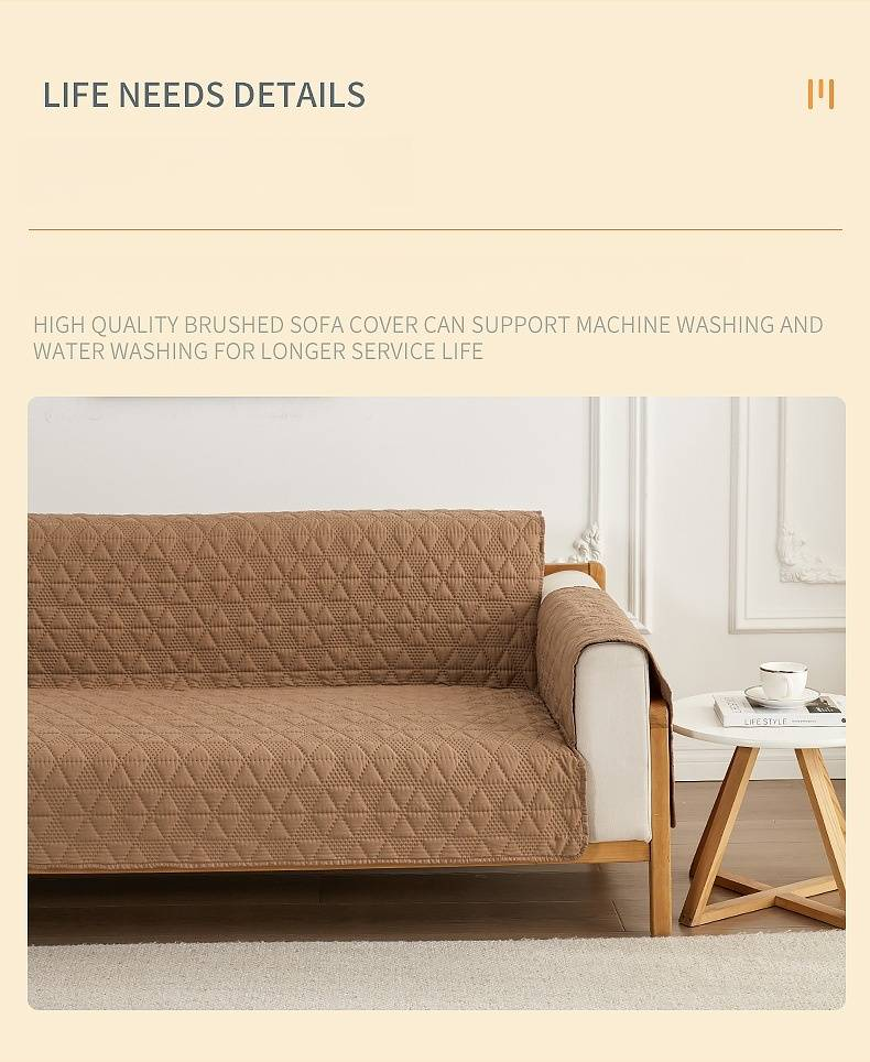 Housse de canapé réversible imperméable NordicShield - Motif hexagonal, protection de meubles résistante aux animaux_voghion.com