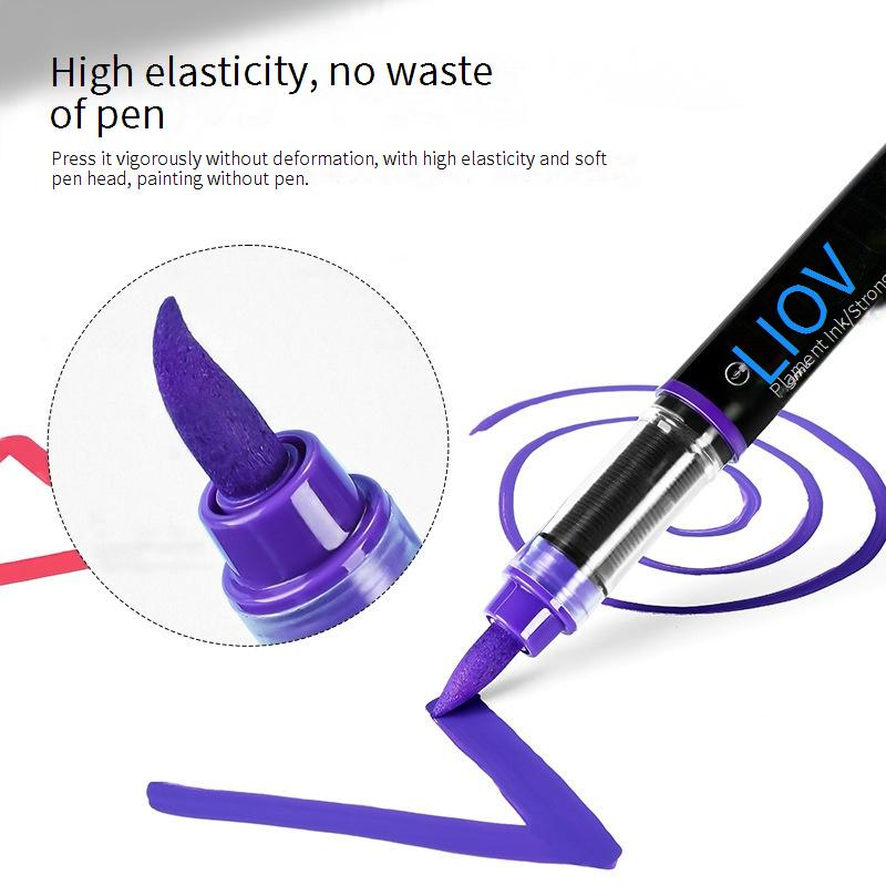 Professional Acrylic Marker Pens Set - Soft Tip Fine Line Art Markers For Drawing, Sketching & Illustration_voghion.com
